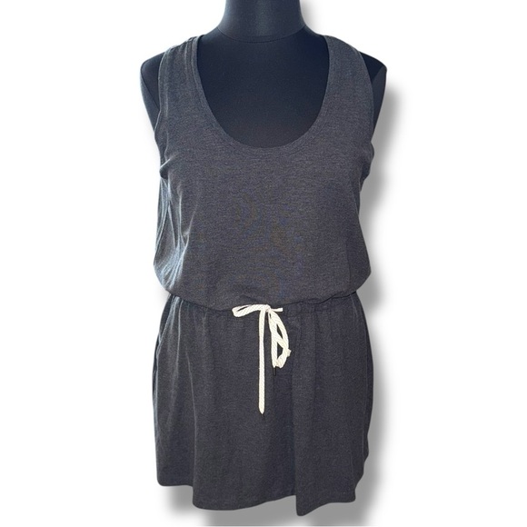 ZELLA Gwen Ponte Knit Tank Dress - Grey Dark Heather XXL - Picture 2 of 12